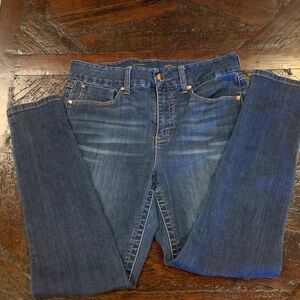Seven7 Mid‑Wash Straight Leg Jeans in Blue